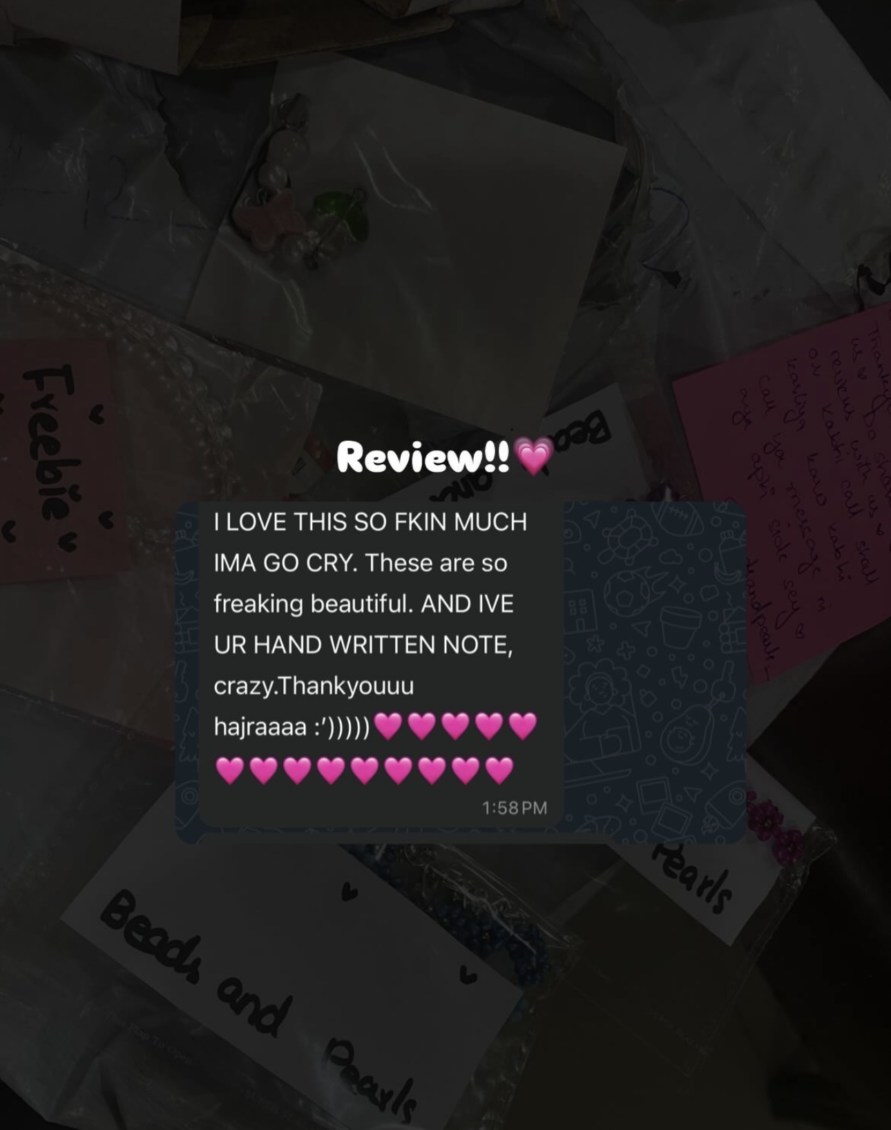 Client Review 2 — Beads & Pearls Customer Feedback