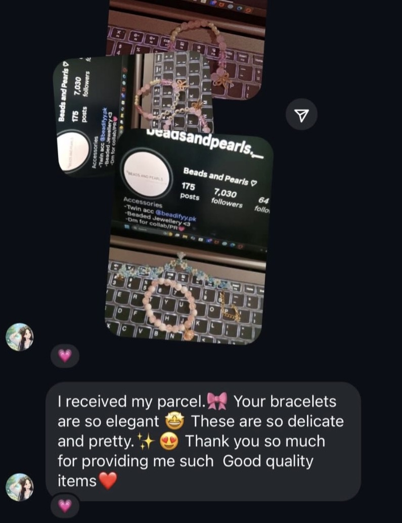 Client Review 5 — Beads & Pearls Customer Feedback